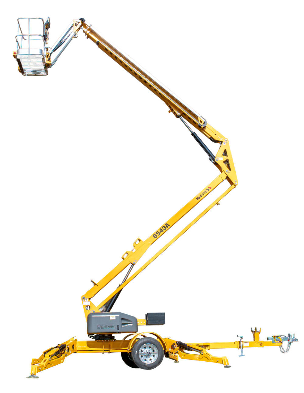 Haulotte 6543A Tow Behind Boom Lift 65', large image number 1