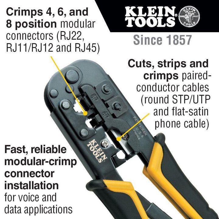 Klein Tools Twisted Pair Install Kit with Pouch, large image number 1