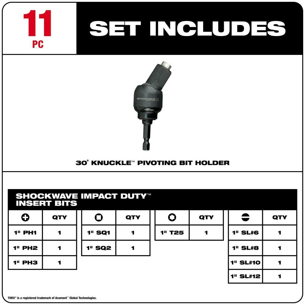 Milwaukee pivoting bit holder online