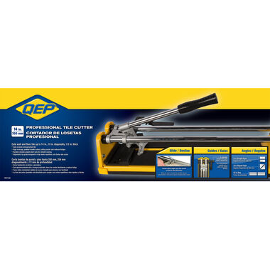 QEP 14 Inch Ceramic and Porcelain Tile Cutter with 1/2 Inch Cutting Wheel, large image number 7