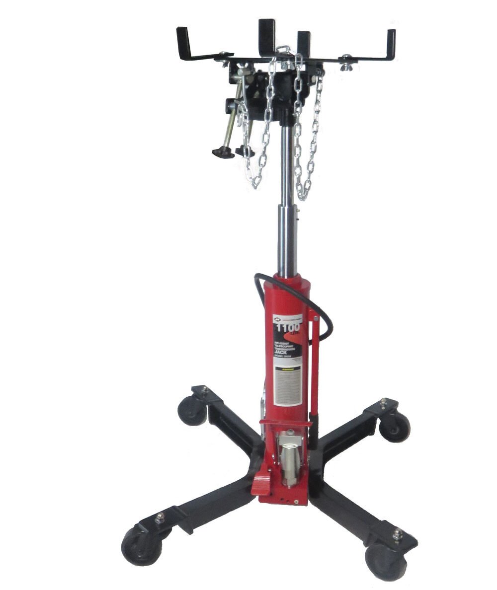American Forge 1100 Lb Air Assist Telescoping Transmission Jack – 3052A