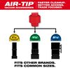 Milwaukee AIR-TIP 2 1/2inch Rocking Utility Nozzle with Brushes, small