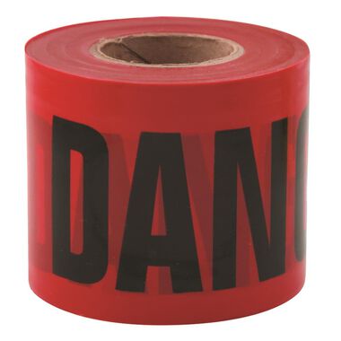 Empire Level 200 Ft. x 3In. Red Danger Tape, large image number 0