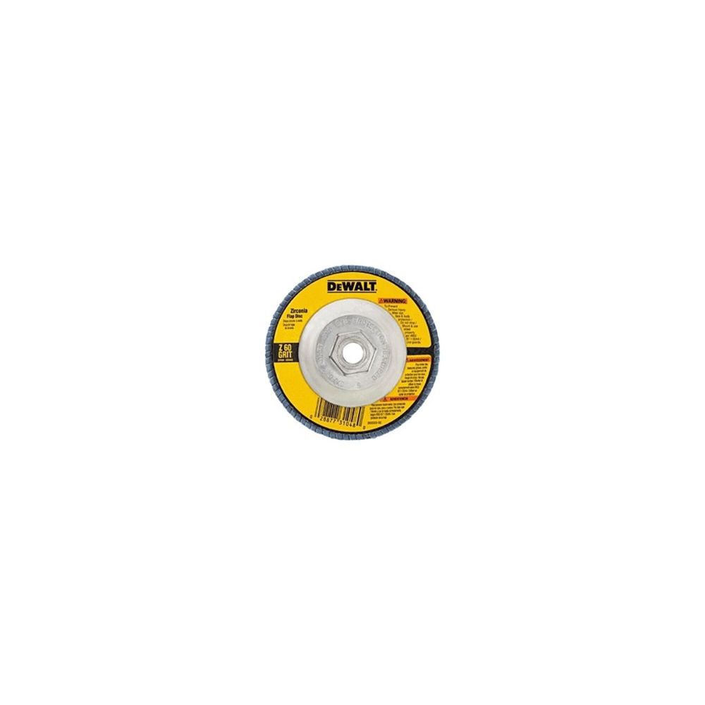 DEWALT 4 In. X5/ 8 In. 60 Grit Zirconia Flap DSC, large image number 3