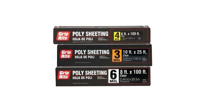 Grip Rite 16 Ft. x 100 Ft. x 6 Mil Medium Duty Clear Poly Sheeting, large image number 2