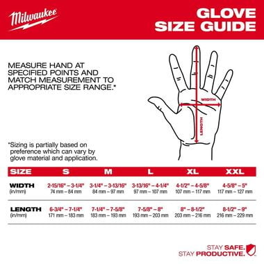 Milwaukee Performance Work Gloves  XL, large image number 2