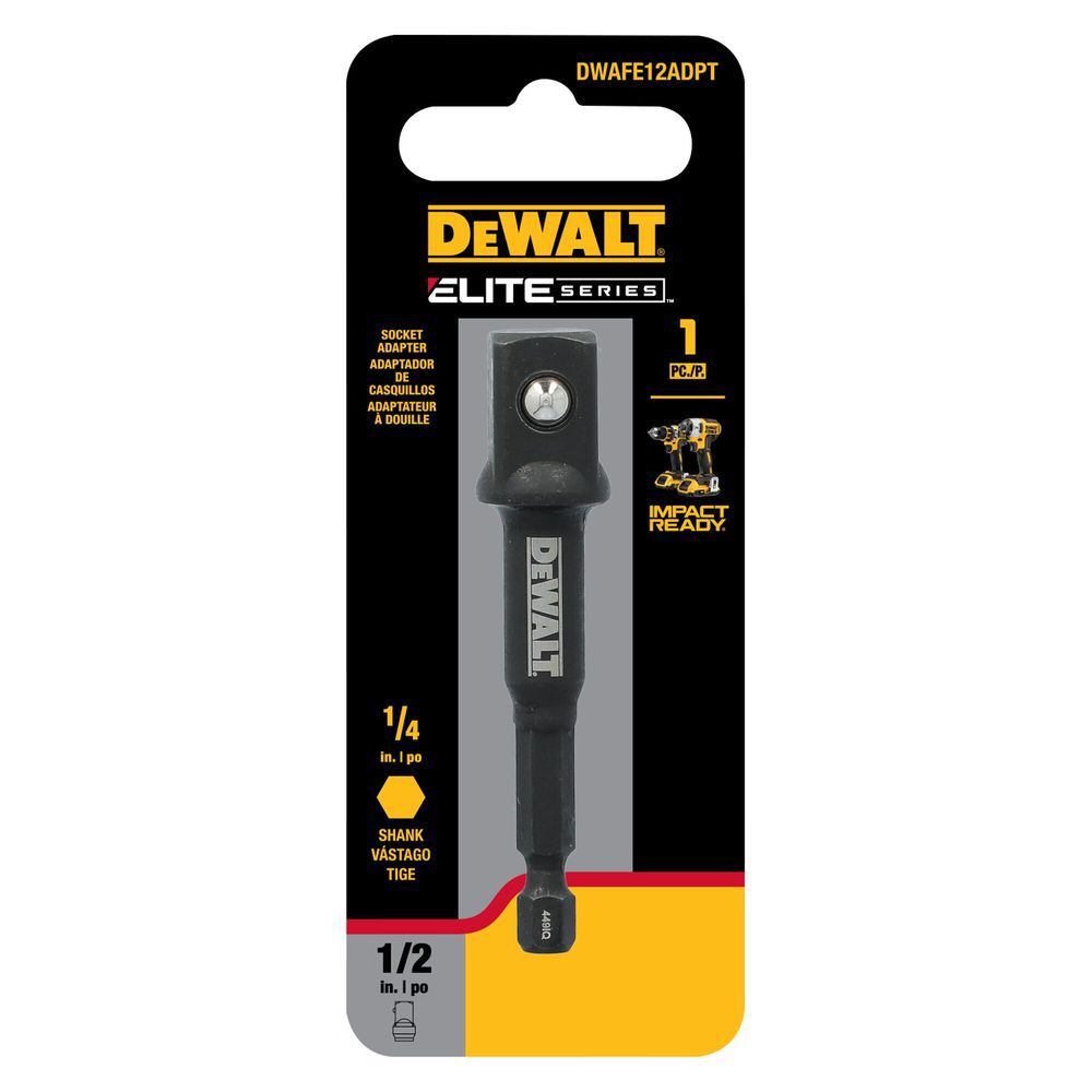 DEWALT Elite Series 1/2 Inch Socket Adapter, large image number 3
