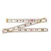 Crescent Lufkin Folding Wood Rule 6 Ft. Red End, small image number 1