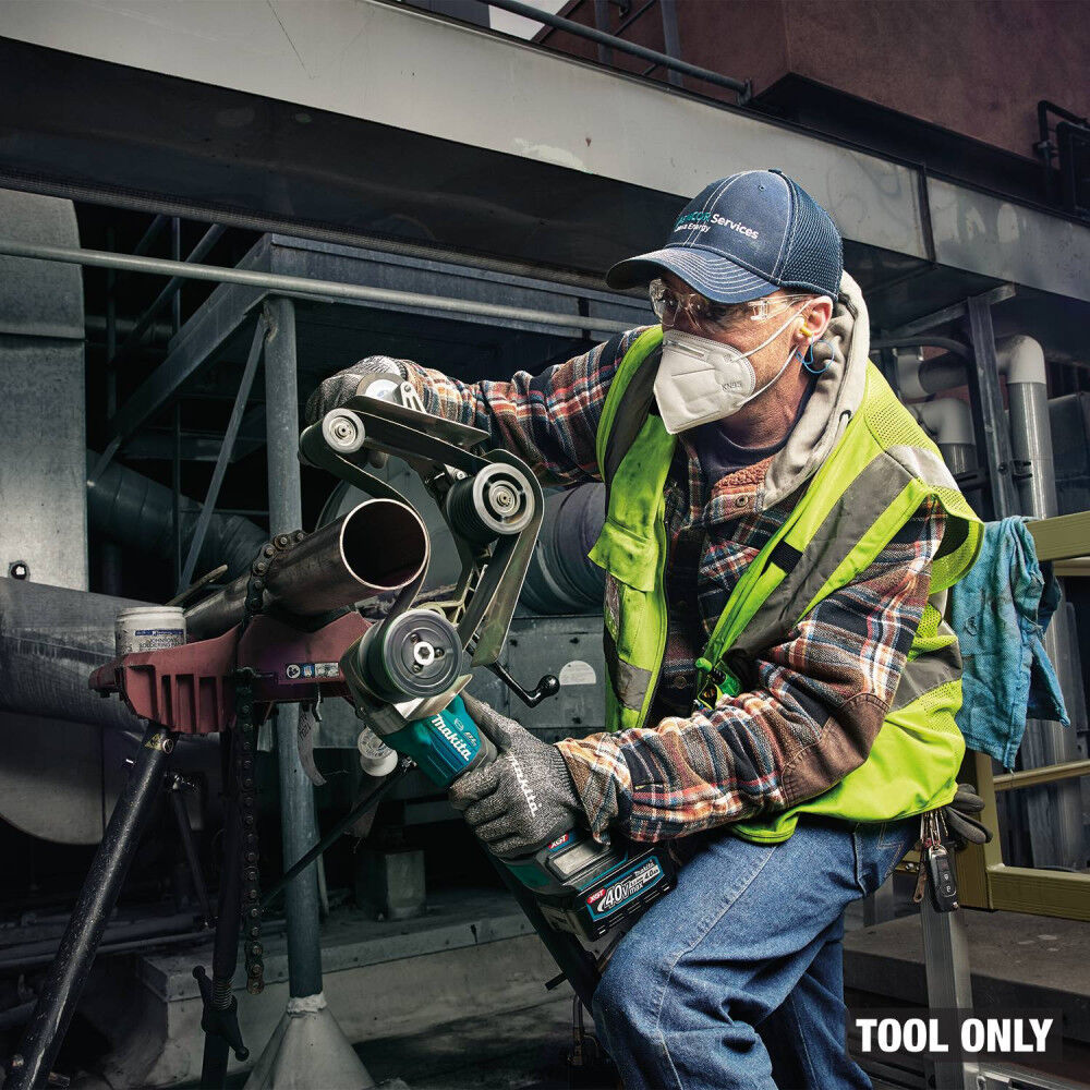 Makita 40V max XGT Brushless Cordless 1-9/16 Inch x 30 Inch Pipe Belt Sander, (Bare Tool), large image number 8