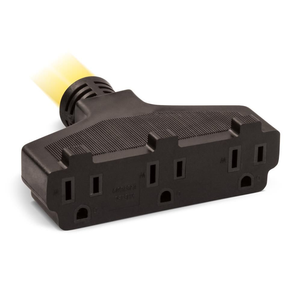 Champion Power Equipment 25-Foot 30-Amp 125-Volt Fan-Style Generator Extension Cord (L5-30P to three 5-15R), large image number 2