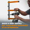 Bora Portamate 2 Pack of 3 Level Wall Mount Wood Rack Orange & Gray, small image number 5