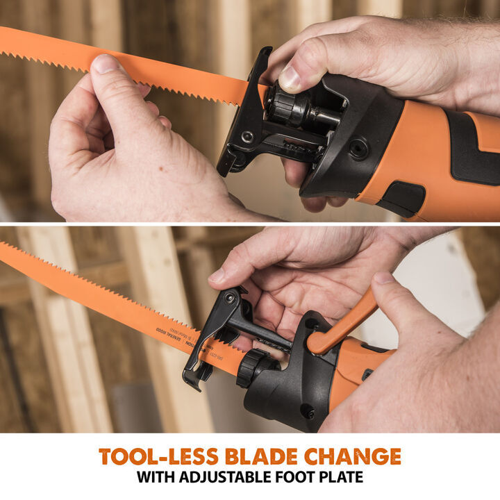Evolution Power Tools 230V 9 in Multi-material Reciprocating Saw with 4 Blades, large image number 8