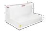 Weather Guard Transfer Tank L-Shape 110 Gallon White, small image number 2