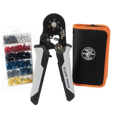 Klein Tools Ratcheting Ferrule Hex Crimper Set
