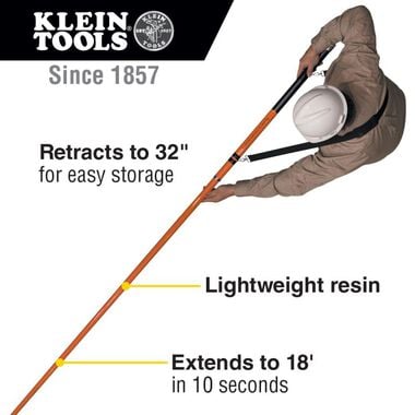 Klein Tools WIRESPANNER Plus Telescopic Pole, large image number 1
