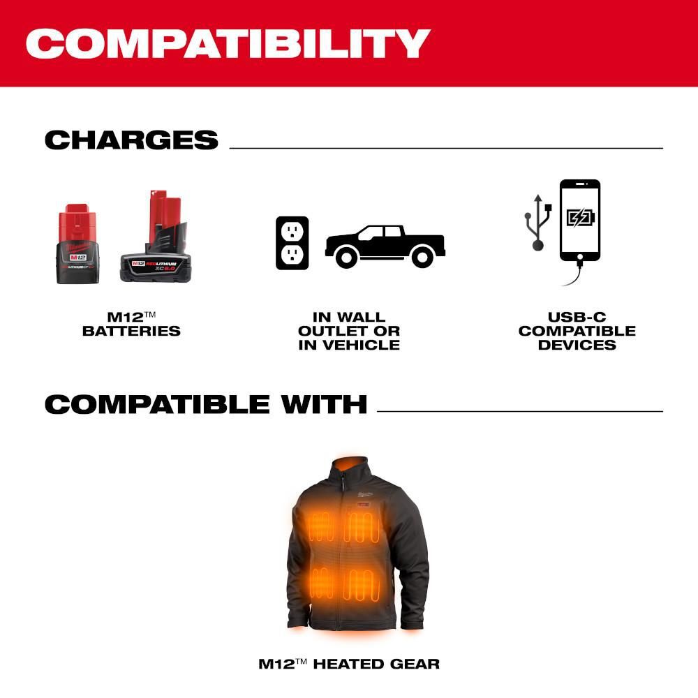 Milwaukee M12 TOP-OFF Power Supply and Charger, large image number 6