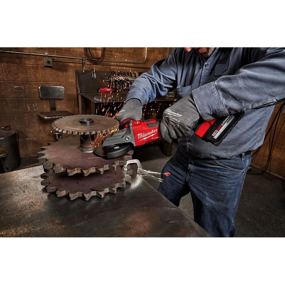 Milwaukee M18 FUEL 5inch Flathead Braking Grinder (Bare Tool), large image number 13