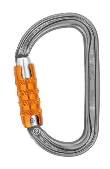 Petzl TRIACT-LOCK AM'D H-frame carabiner, NFPA