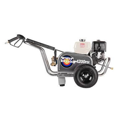 Simpson Aluminum Water Blaster 4200 PSI at 4.0 GPM HONDA GX390 with CAT Triplex Plunger Pump Cold Water Professional Belt Drive Gas Pressure Washer (49-State), large image number 12