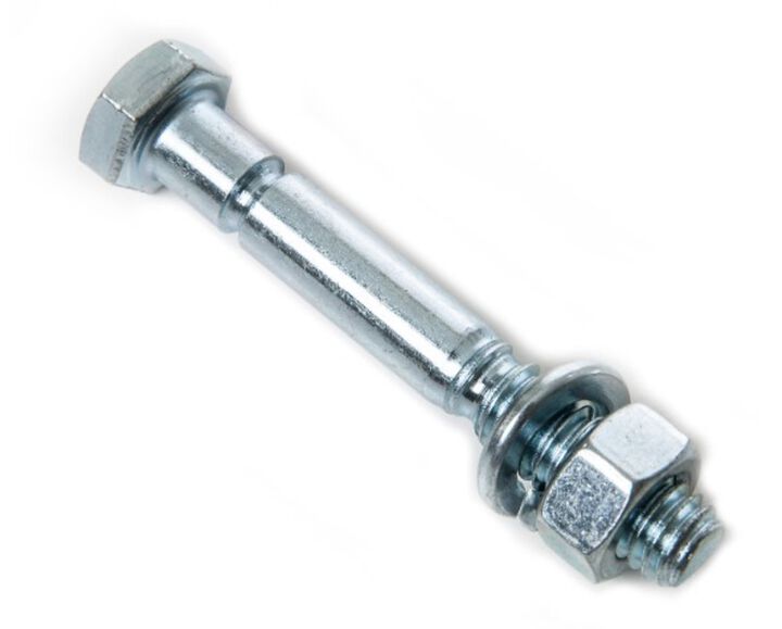Kubota Parts 5/16 Inch NC x 2-1/4 Inch Length Shear Bolt with Washer and Nut