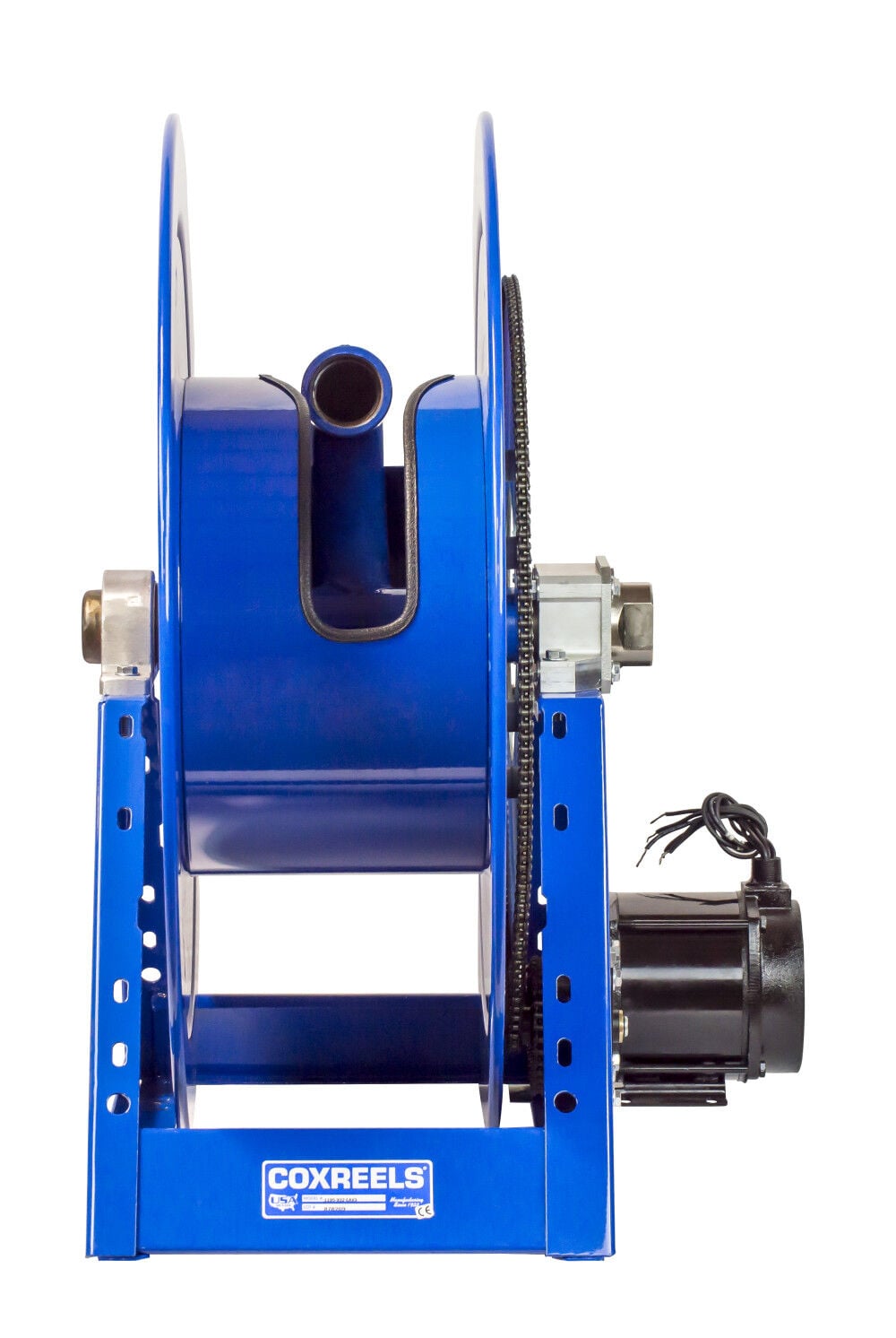 Coxreels 12V DC 1/2HP Motorized Hose Reel 2in x 90' 1000PSI No Hose, large image number 2