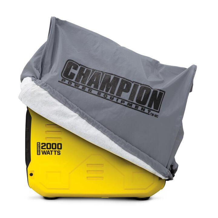 Champion Power Equipment 2500 Watt Dual Fuel 50-State Portable Inverter Generator with Weather-Resistant Storage Cover Bundle, large image number 8