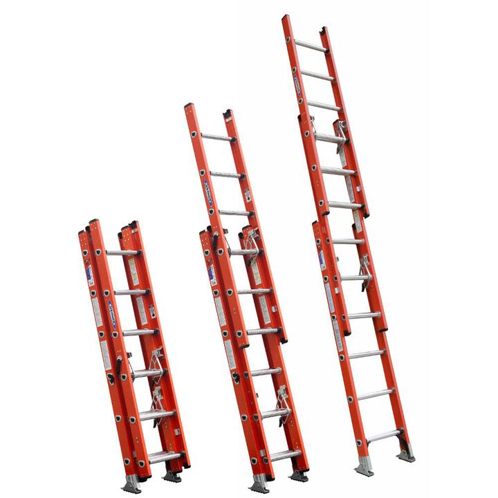 Werner Type IA Fiberglass Compact Extension Ladder, large image number 6