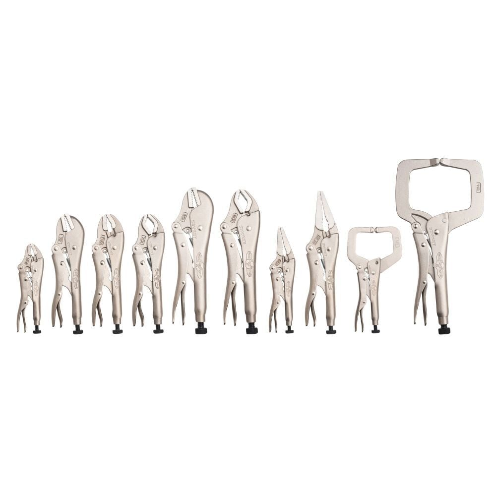 Stanley Assorted Locking Pliers Set with Tray 10 Pieces, large image number 1