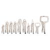 Stanley Assorted Locking Pliers Set with Tray 10 Pieces, small image number 1