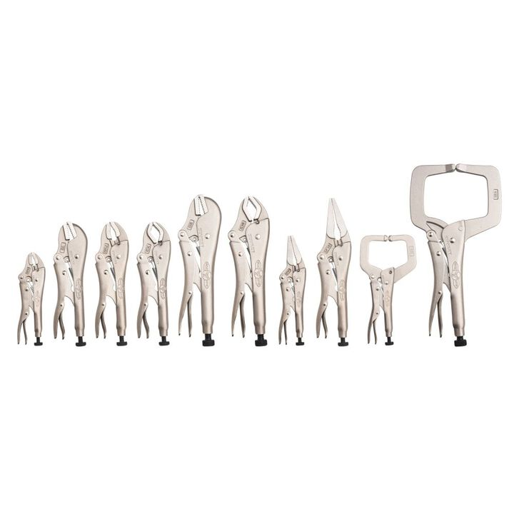 Stanley Assorted Locking Pliers Set with Tray 10 Pieces
