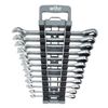 Wiha Combination Ratchet Wrench Set, Metric, 12 Pieces, small image number 1
