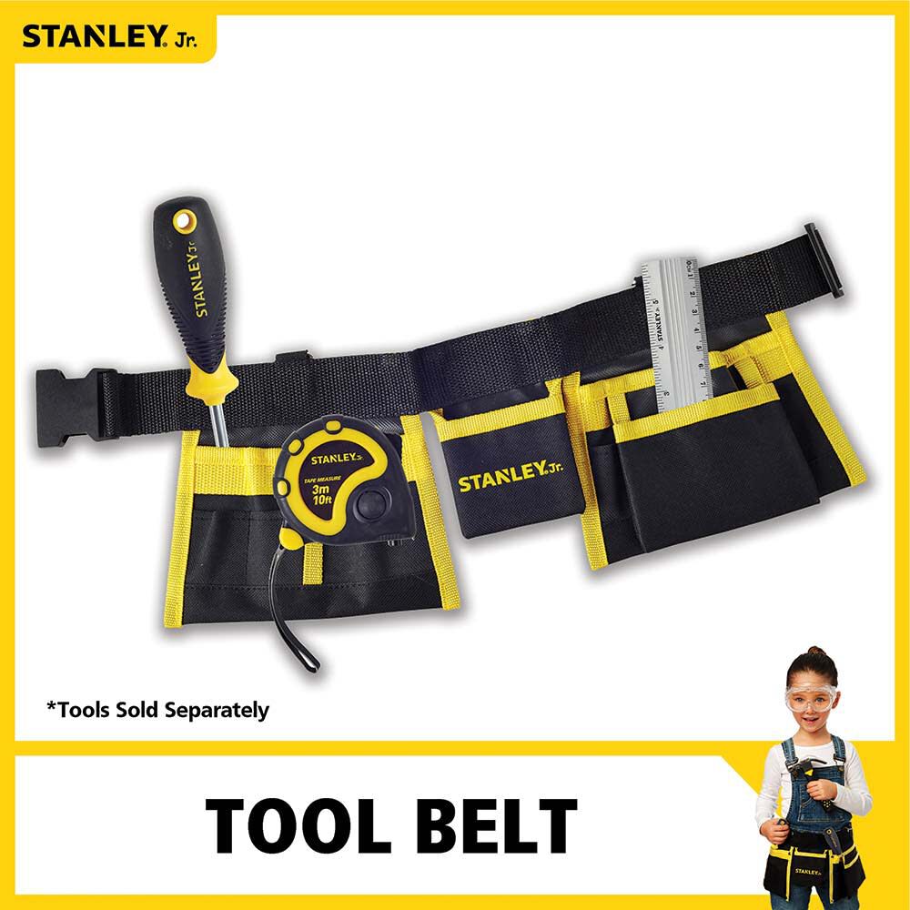 Stanley Jr High-Quality Fabric Sturdy Kids Tool Belt T010M