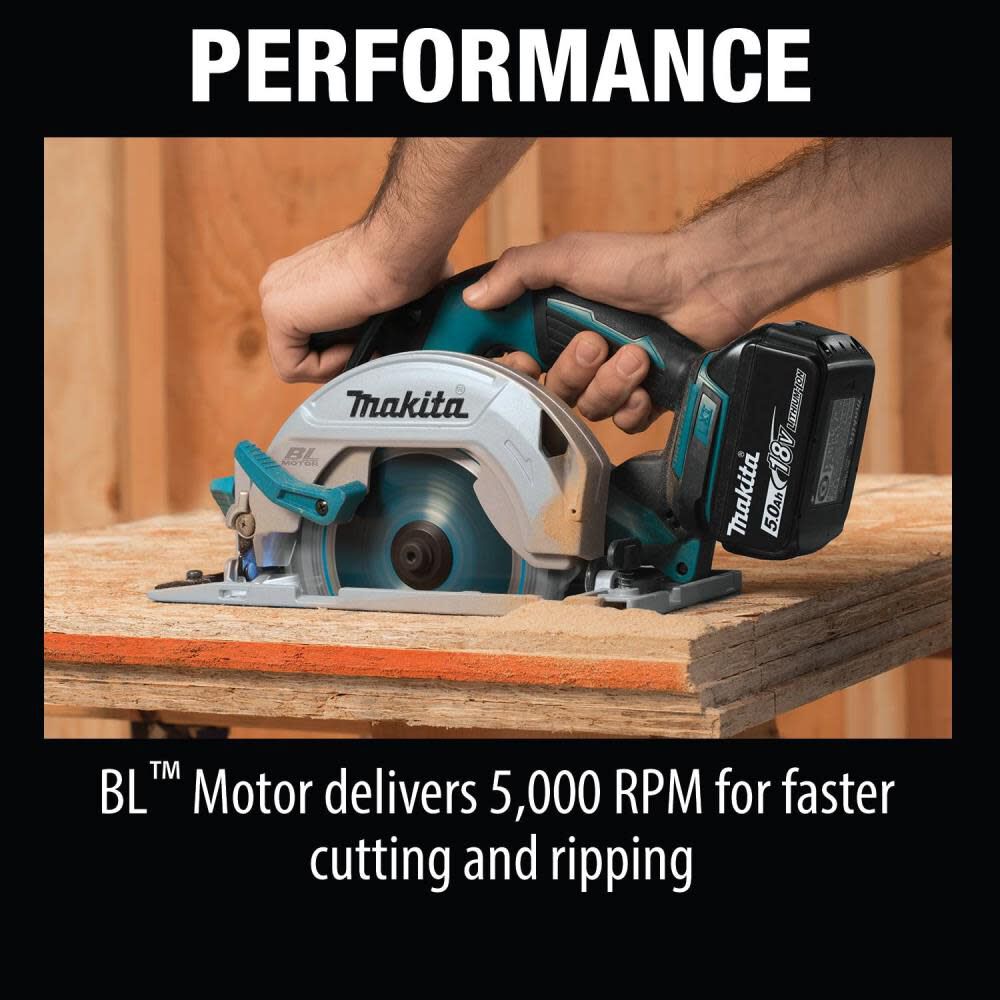 Makita 18V LXT Lithium Ion Brushless Cordless 4 Pc. Combo Kit 5.0