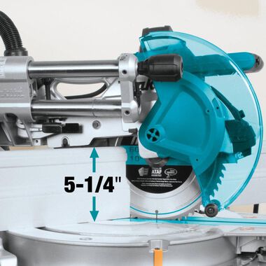 Makita 10in Dual-Bevel Sliding Compound Miter Saw with Laser, large image number 13