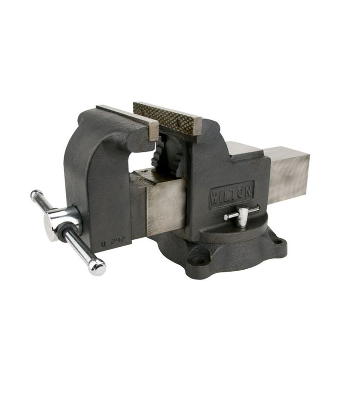 Wilton Shop Vise 8 In. Jaw Width 8 In. Jaw Opening 4 In. Throat Depth, large image number 4