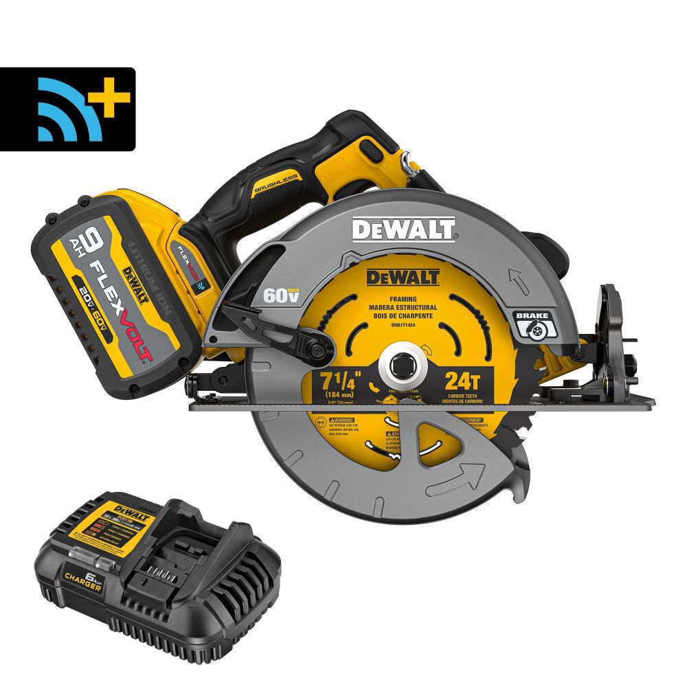 DEWALT 60V FLEXVOLT 7-1/4 Inch Circular Saw with Tool Connect Kit, large image number 11