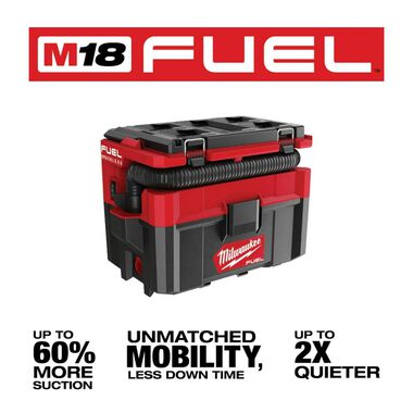 Milwaukee M18 FUEL PACKOUT 2.5 Gallon Wet/Dry Vacuum (Bare Tool), large image number 2