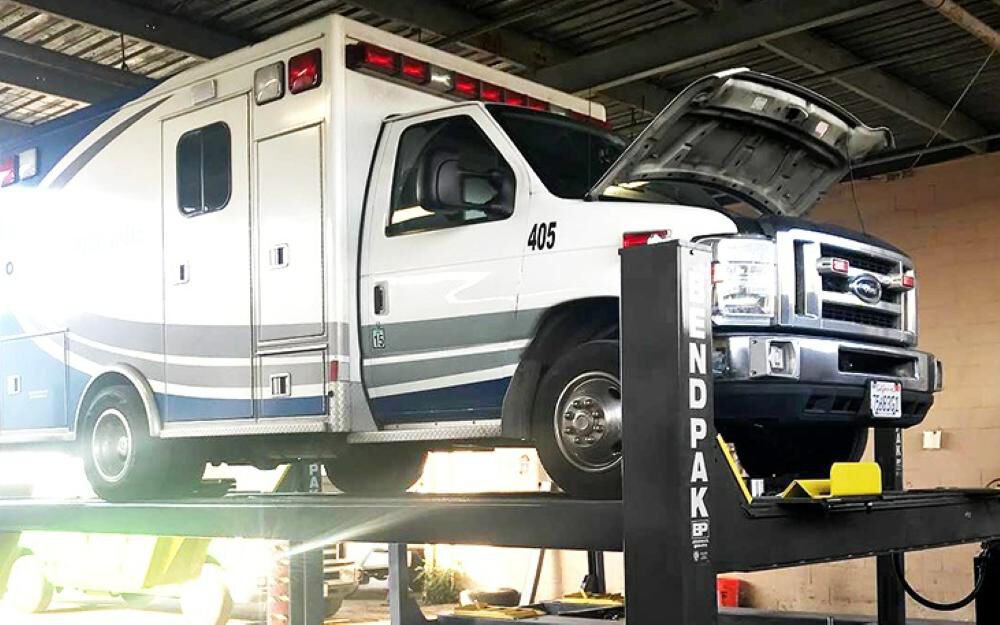 Bendpak HDS-27 Heavy Duty Truck Lift Extended Ramps 27000 lbs Capacity, large image number 3