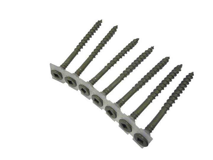 B and C Eagle #8 x 2-1/2 Inch Exterior Collated Screws