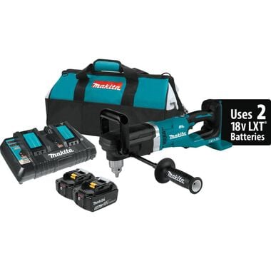 Makita 18V X2 LXT 36V 1/2in Right Angle Drill Kit, large image number 0