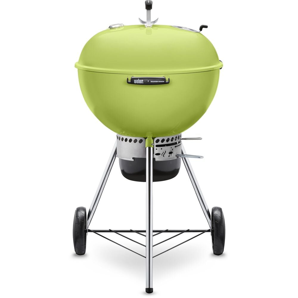 Weber Master-Touch 22 Inch Charcoal Grill with Thermometer, Spring Green – 14511601