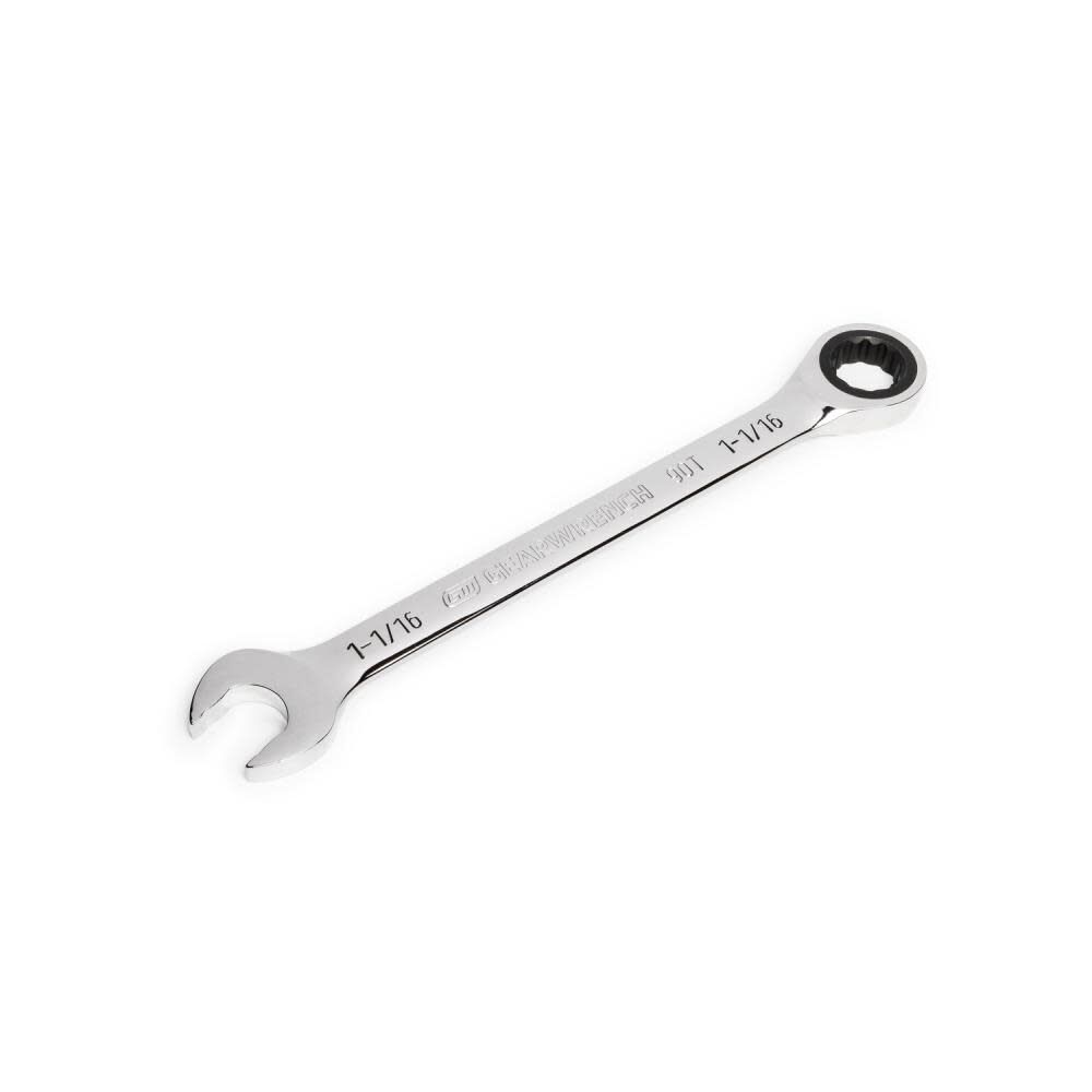 GEARWRENCH 1-1/16in 90T 12 Point Ratcheting Combination Wrench, large image number 7