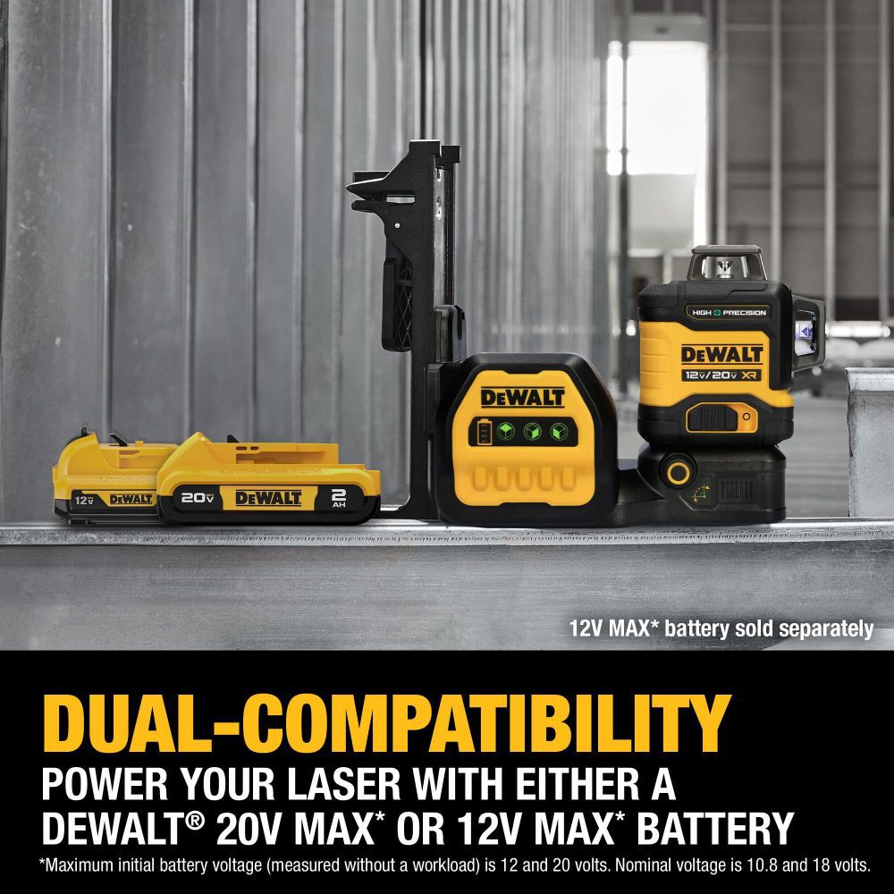 DEWALT 20V MAX* XR 3 x 360 High Precision Green Laser Level, large image number 6