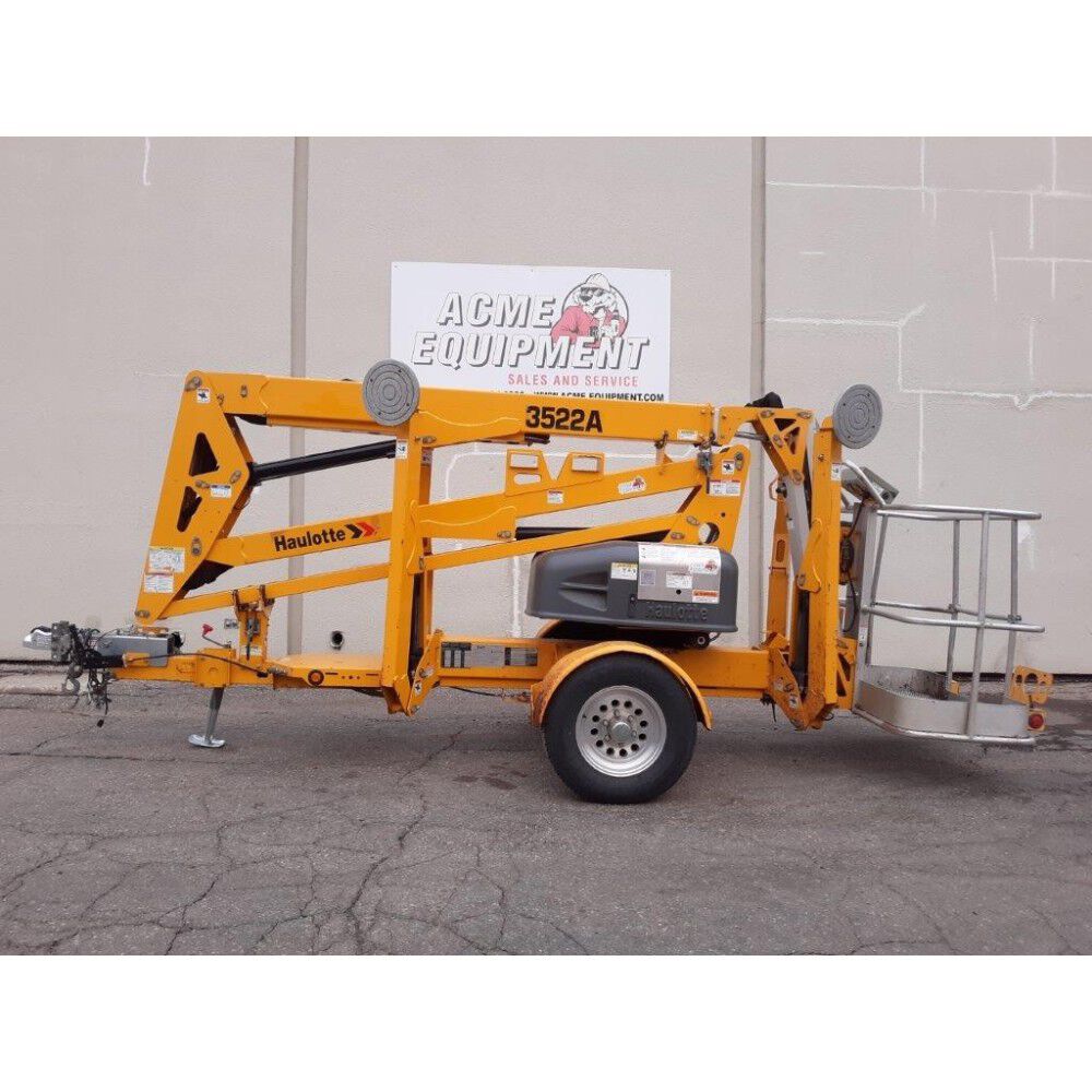 Haulotte 3522A 35 ft Articulated Telescopic Towable Boom Lift 2019 Used