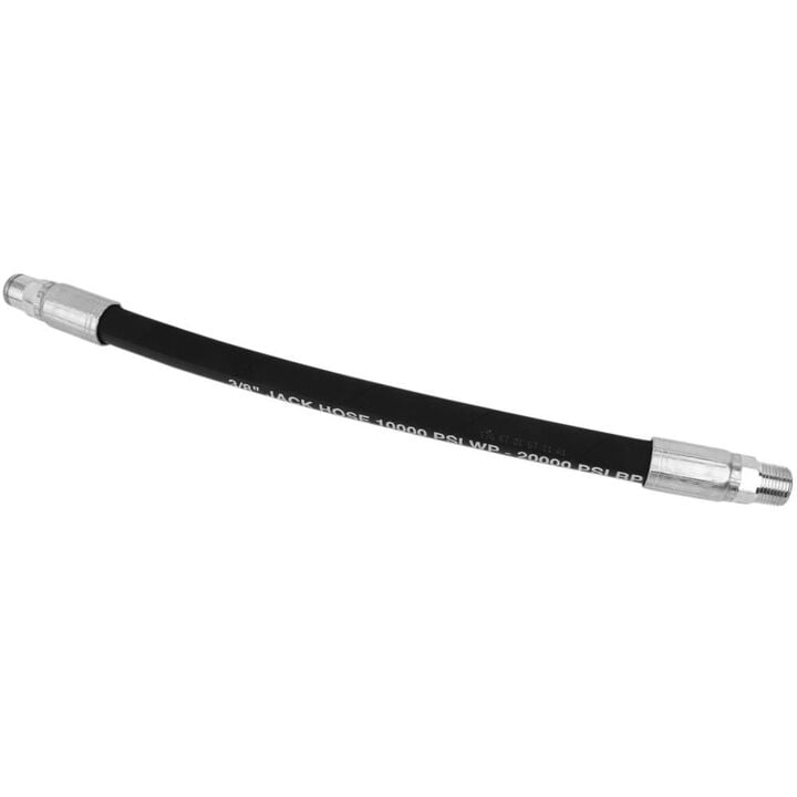 Milton Hydraulic Hose Assembly Jack Hose 10000 PSI 3/8in MNPT 3/8in Hose ID x 36inL