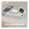 Noco 3-In-1 Qi2 15W Wireless Charging Pad Silver, small image number 3