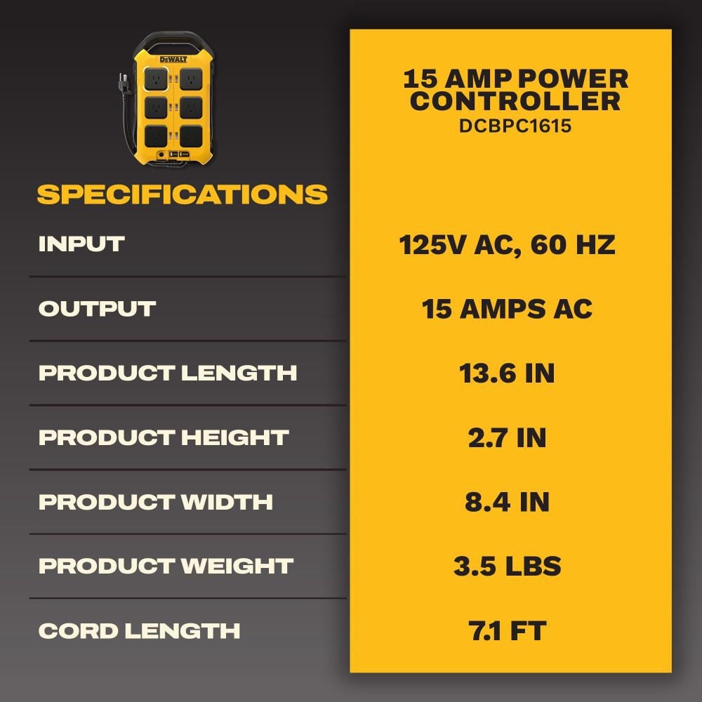 DEWALT 15 AMP Power Controller, large image number 10