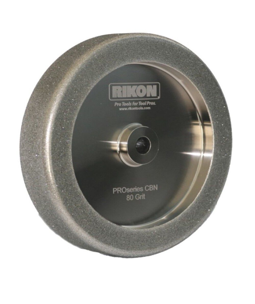 RIKON 8 Inch Diameter x 1.5 Inch Wide Radius with 1 Inch Sides 600 Grit CBN Sharpening Wheel, large image number 1