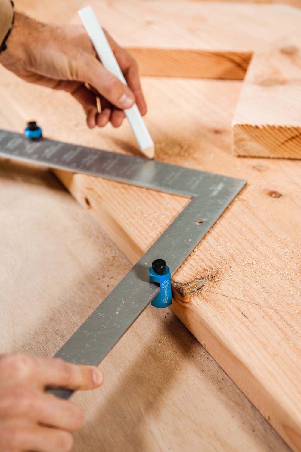 Squi.Jig 1-1/2 Inch Blue Taller Profile Framing Jig, large image number 2