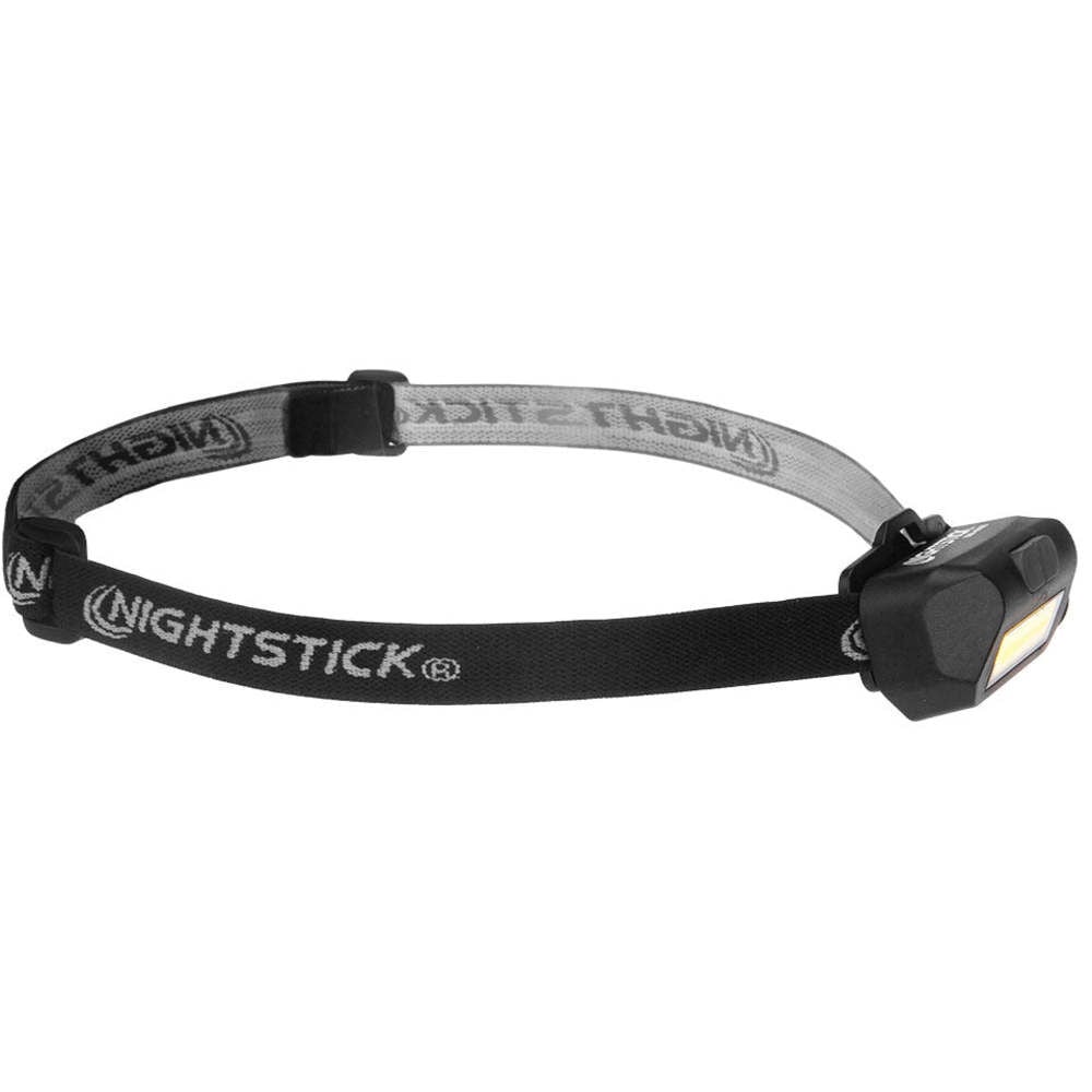 Nightstick 250 Lumens LED Black Polymer Multi-Flood USB Headlamp, Black – USB-4510B